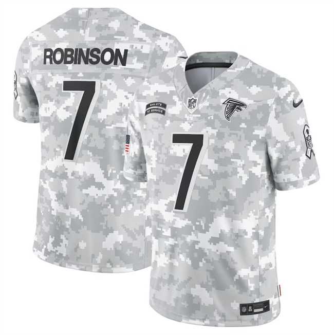 Men's Atlanta Falcons #7 Bijan Robinson 2024 Arctic Camo Salute To Service Limited Stitched Jersey Dyin,We sell and wholesale Men's Atlanta Falcons #7 Bijan Robinson 2024 Arctic Camo Salute To Service Limited Stitched Jersey Dyin on line form chian!